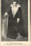 CPA Chateau de Cheverny Portrait d'Anne de Thou Dame de Cheverny
