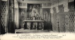 CPA Chambord Le Chateau L'Oratoire de Francois 1er 