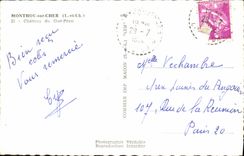 CPM Monthou sur Cher Chateau du Gue Pean 