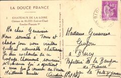 CPA Chateau de Blois Escalier Francois 1er