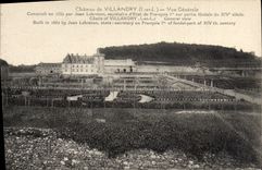 VINTAGE POSTCARD Castle of Villandry View