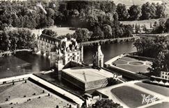 POSTAL MODERNA el aire visto Chenonceaux abondona la torre de las marcas los levis del puente el el castillo en relación a la entrada y costoso