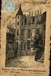 CPA Rouen Cour de L'Hotel de Bourgtheroulde