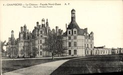 CPA Chambord Le Chateau Facade Nord Ouest