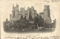 CPA Chateau de Pierrefonds Les Ruines avant la Restauration