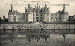 CPA Chateau de Chambord Facade Ouest