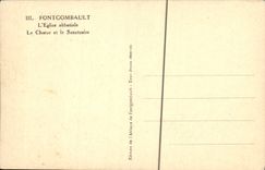 CPA Fontgombault L'Eglise Abbatiale Le Choeur et le sanctuaire 