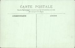 POSTAL Chenonceaux Chiteau de la VENDIMIA el ataque frontal occidental