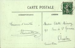 POSTAL Chenonceaux Chiteau de la VENDIMIA