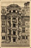 CPA Chateaux De La Loire Chateau de Blois Escalier Francois 1er