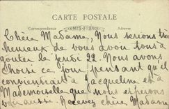 VINTAGE POSTCARD Surroundings De Meulan Vigny the castle