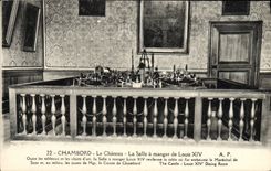 CPA Chambord Le Chateau La Salle a Manger de Louis XIV