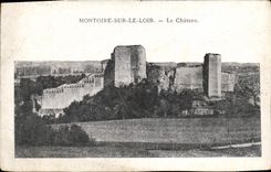 VINTAGE POSTCARD Montoire On the Dormouse the Castle