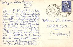 VINTAGE POSTCARD Soissons Tower of Catnedrale