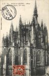 VINTAGE POSTCARD Mount St Michel Abbey