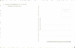 MODERN CARD Pittoresq Valley Of Sioule Castle of Chouvigny