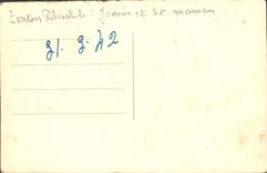 Real photo Uncle Theophilus Janine and his mom