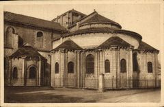 CPA Poitiers Eglise de Saint Hilaire Le Grand Les Absides romanes du chevet