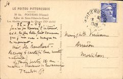 CPA Poitiers Eglise de Saint Hilaire Le Grand Les Absides romanes du chevet