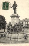 CPA Le Mans Le Monument de Chanzy Militaria