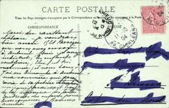 Lavabo grande de Versalles Trianon de la POSTAL de la VENDIMIA del techo