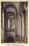 VINTAGE POSTCARD Holy Benoit on the Loire the Deambulatoire Basilica of the Crypt