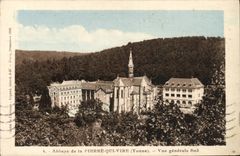 CPA Abbaye de la Pierre Qui Vire Vue Generale Sud