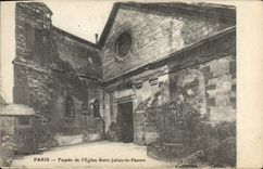 CPA Paris Facade de l'Eglise Saint Julien le Pauvre