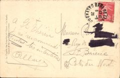 VINTAGE POSTCARD Lisieux La Chapelle of the Carmelite nuns the frontage