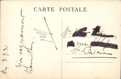 El cuerpo de la POSTAL de la VENDIMIA de Saint limpia el ARS de D en su caza