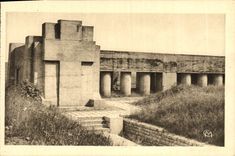 VINTAGE POSTCARD Monument of Sliced Bayonets Douaumont Militaria