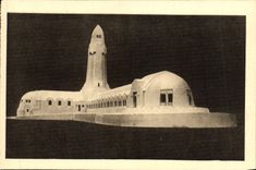 VINTAGE POSTCARD Ossuary and Lighthouse of Douaumont Postpone catholic Monument Vault Militaria