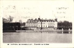 CPA Chateau De Rambouillet Ensemble sur le Canal