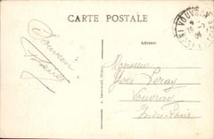 Mar Hermltage de la POSTAL de la VENDIMIA de la fuente una esquina del parque