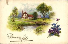 CPA Bonne Fete Fantaisie