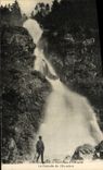 VINTAGE POSTCARD Dauphine Surroundings of Uriage the Cascade of Oursiere