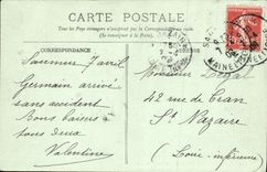 VINTAGE POSTCARD Paris the Basin of Luxembourg