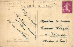 VINTAGE POSTCARD Vichy the Gate and Covered Galleries of the Park