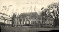 VINTAGE POSTCARD Surroundings of Lagny Castle of Guermantes