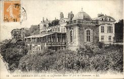 CPA Saint Germain En Laye Le Pavillon Henri IV Pris de L'Ascenseur