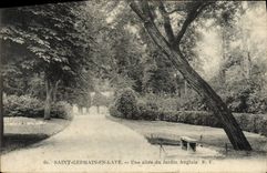 CPA Saint Germain En Laye Une allee du Jardin Anglais