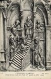 CPA Cathedrale D'Amiens Detail d'une Jouee de stalle 