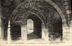 VINTAGE POSTCARD Thierry Castle Old Castle the Undergrounds Room of the guards