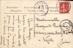 CPA Fantaisie Femme Souvenir