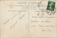 CPA Fantaisie Femme Heureuse Annee