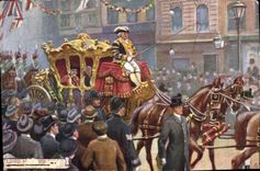 VINTAGE POSTCARD The Lord mayor City off London