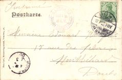 POSTAL Belchensee de la VENDIMIA