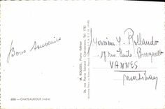 MODERN CARD Chateauroux Pont on Indre Quartier St Luc Places Republic the lake of the public garden