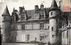 POSTAL de la VENDIMIA el castillo D Amboise