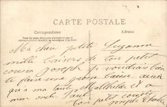 VINTAGE POSTCARD I love you of all my heart But to write it is a great Enfant labor